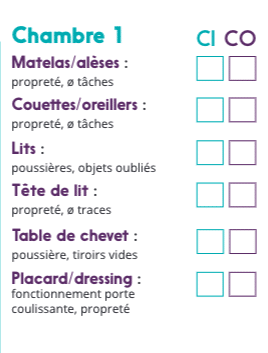 Fiche de sortie