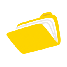 Illustration d'un livre en jaune