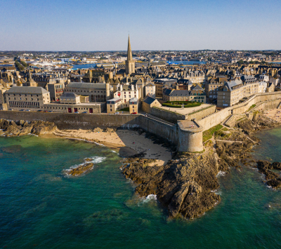 Vue sur la ville Saint Malo
