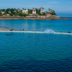 La piscine de la grande plage de l'Ecluse à Dinard