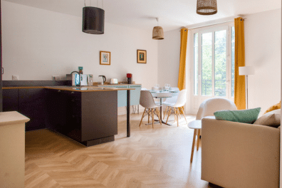 Appartement moderne et décoré avec goût, pour 4 personnes, à Nantes