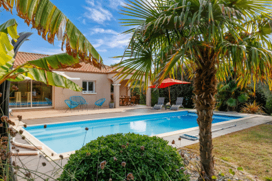 Grande maison avec piscine, pour 6, à Talmont-Saint-Hilaire