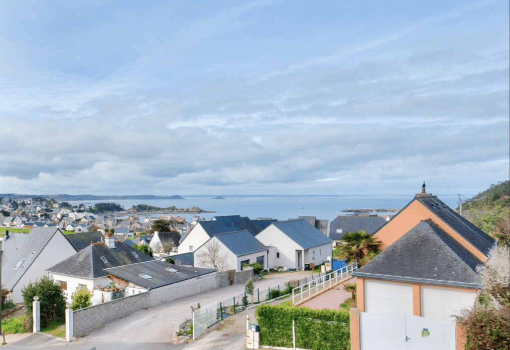 Maison neuve avec jardin pour 6 - Vue Mer